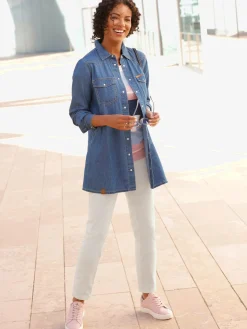 Collection L Chemisiers<Chemisier en jean pur coton