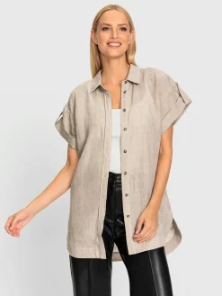 Rick Cardona Chemisiers<Chemisier en lin pur lin