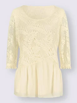 Fair Lady Chemisiers<Chemisier en mousseline coupe longue et dissimulante