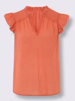 Linea Tesini Chemisiers<Chemisier en mousseline manches chauve-souris affinantes