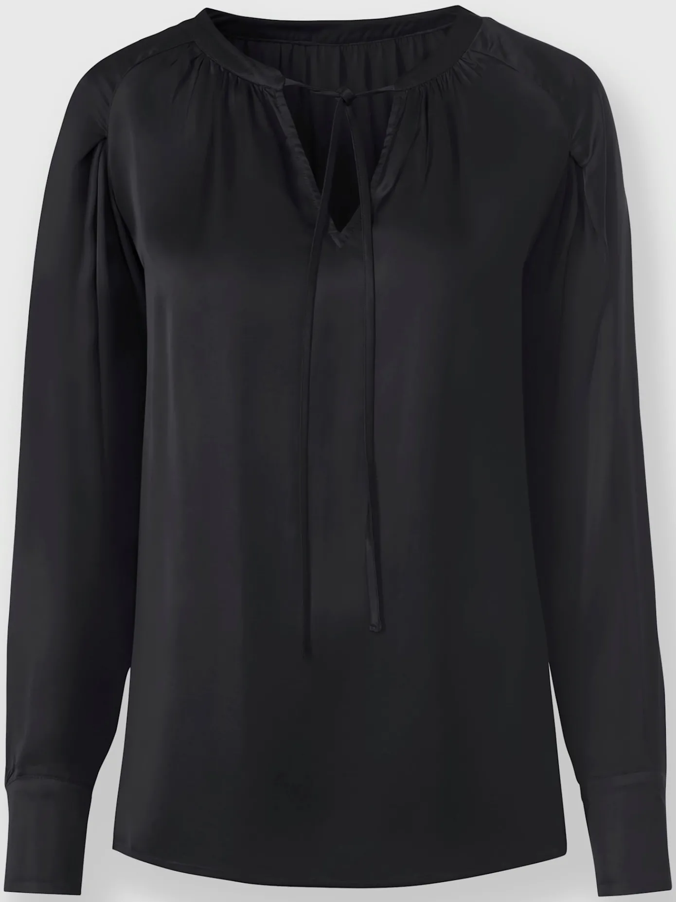 Ashley Brooke Chemisiers<Chemisier en satin pure viscose