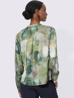 Creation L Chemisiers<Chemisier en satin satin mat élégant