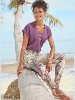 LASCANA Chemisiers<Chemisier encolure en v