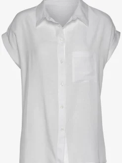 LASCANA Chemisiers<Chemisier estival avec patte de boutonnage