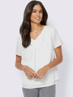 Alessa W. Tenues De Cérémonie|Chemisiers<Chemisier fluide manches courtes