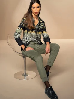 Rick Cardona Chemisiers<Chemisier imprimé animal décoratif