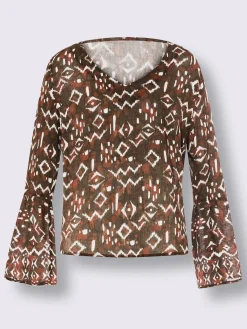 Linea Tesini Chemisiers<Chemisier imprimé ethnique mode