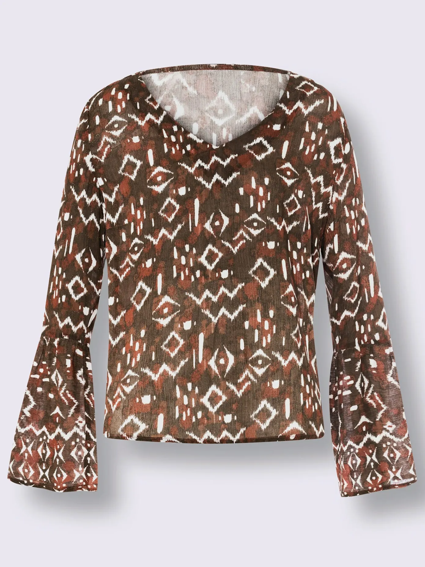 Linea Tesini Chemisiers<Chemisier imprimé ethnique mode
