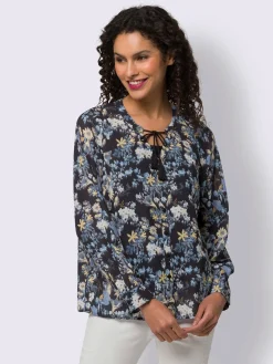 Linea Tesini Chemisiers<Chemisier imprimé floral délicat