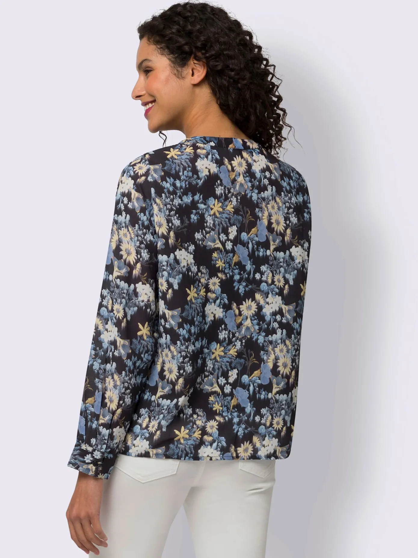 Linea Tesini Chemisiers<Chemisier imprimé floral délicat