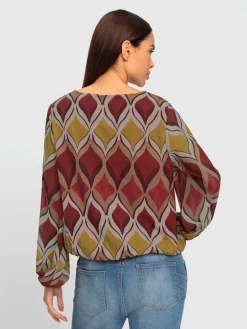 Rick Cardona Chemisiers<Chemisier imprimé graphique