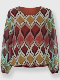 Rick Cardona Chemisiers<Chemisier imprimé graphique