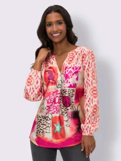 Mandarin Chemisiers<Chemisier imprimé mode