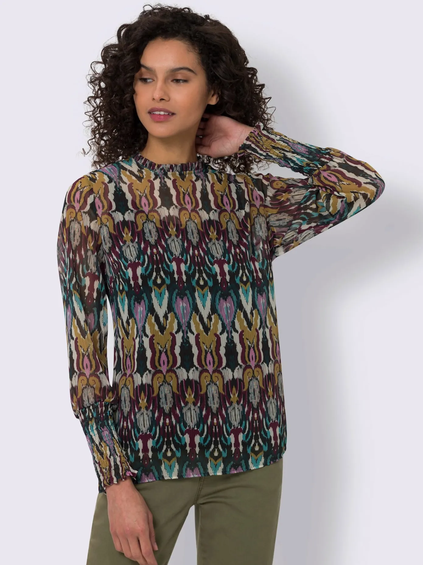 Linea Tesini Chemisiers<Chemisier imprimé mode