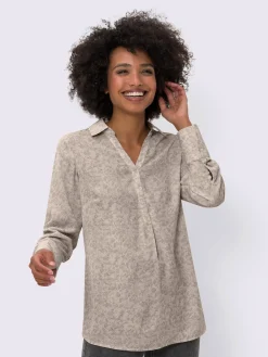 Linea Tesini Chemisiers<Chemisier imprimé serpent exotique