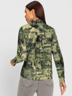 Rick Cardona Chemisiers<Chemisier joli motif feuilles