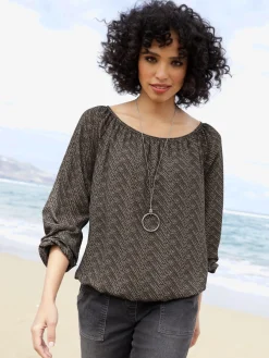 Linea Tesini Chemisiers<Chemisier joli motif imprimé