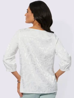 Creation L Chemisiers<Chemisier joli motif jacquard