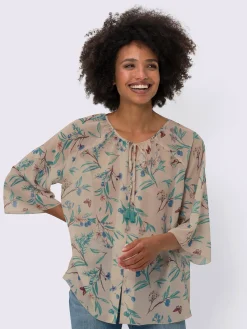 Linea Tesini Chemisiers<Chemisier lien à nouer avec houppes