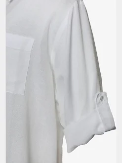 LASCANA Chemisiers<Chemisier long manches 3/4 avec bride et bouton