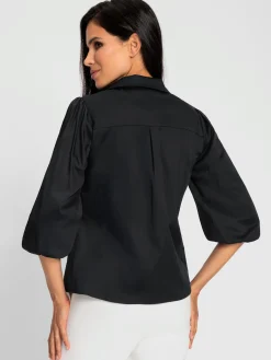 Ashley Brooke Chemisiers<Chemisier manches ballons à finition élastique