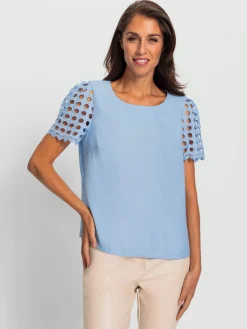 Ashley Brooke Tenues De Cérémonie|Chemisiers<Chemisier manches en dentelle