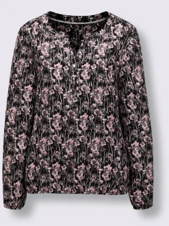 CREATION L PREMIUM Tenues De Cérémonie|Chemisiers<Chemisier mélange viscose-cupro