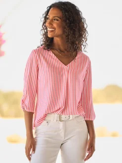 Best Connection Chemisiers<Chemisier motif à rayures mode