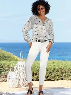 Linea Tesini Chemisiers<Chemisier motif cœur tendance