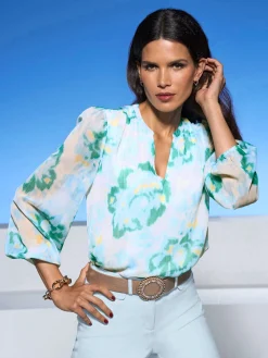 Ashley Brooke Chemisiers<Chemisier motif estival