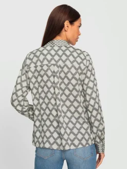 Rick Cardona Chemisiers<Chemisier motif losanges mode