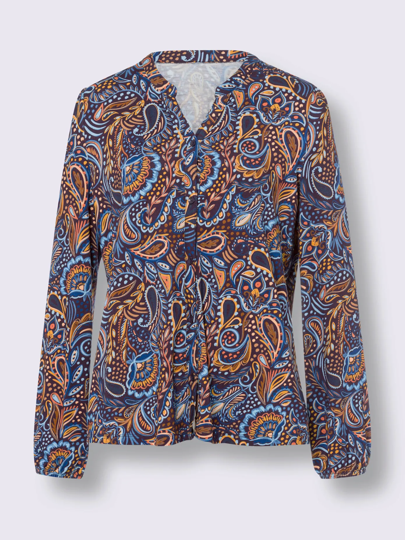 Linea Tesini Chemisiers<Chemisier motif paisley coloré