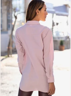 LASCANA Chemisiers<Chemisier pour femme classique avec col et patte de boutonnage