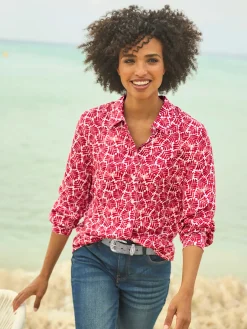 Linea Tesini Chemisiers<Chemisier pure viscose