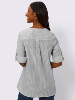 Best Connection Chemisiers<Chemisier rayé pur coton