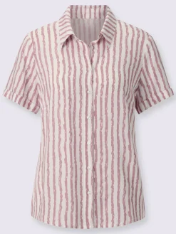 Collection L Chemisiers<Chemisier rayé viscose douce et fluide