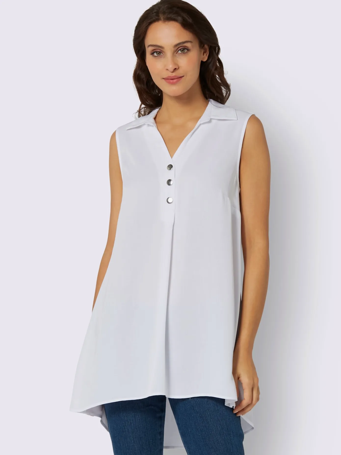 Chemisiers<Chemisier sans manches affinant