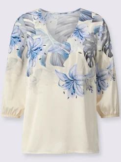 Creation L Chemisiers<Chemisier satin mat élégant