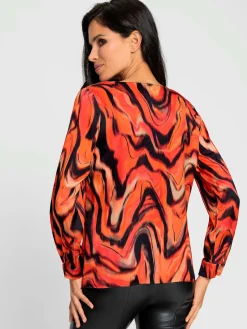 Ashley Brooke Chemisiers<Chemisier superbe motif graphique