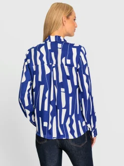 Rick Cardona Chemisiers<Chemisier superbe motif graphique