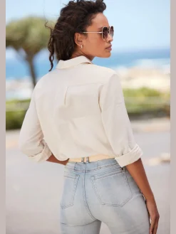 LASCANA Chemisiers<Col chemisier classique