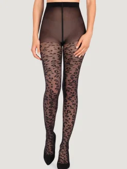 petite fleur gold Bas Et Collants<Collants fins collant 20 den motif animal