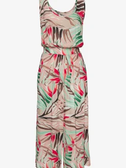 Vivance Combinaisons|Pantalons<Combinaison 7/8 encolure ronde dégagée