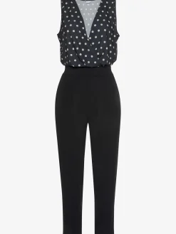 LASCANA Combinaisons|Pantalons<Combinaison col v chevauchant