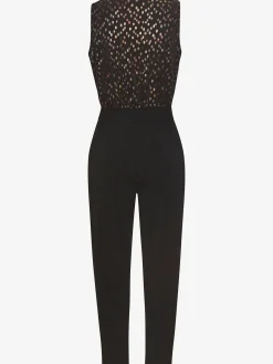 LASCANA Combinaisons|Pantalons<Combinaison combiné avec encolure en v et bouton-pression