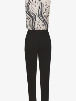 LASCANA Combinaisons|Pantalons<Combinaison combiné avec encolure en v et bouton-pression