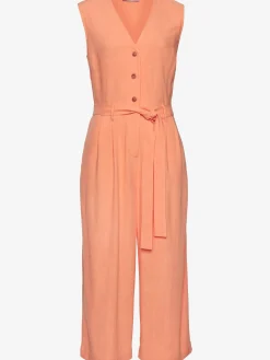 LASCANA Combinaisons|Pantalons<Combinaison courte patte de boutonnage devant