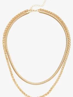 LASCANA Bijoux<Combinaison de colliers avec chaîne maille serpent et chaîne torsadée