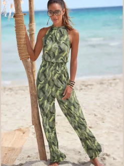 s.Oliver Combinaisons|Pantalons<Combinaison encolure américaine