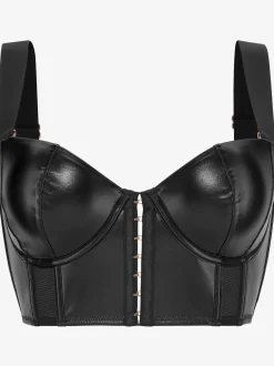 petite fleur gold Body<Corsage séduisant soutien-gorge long avec bretelles amovibles